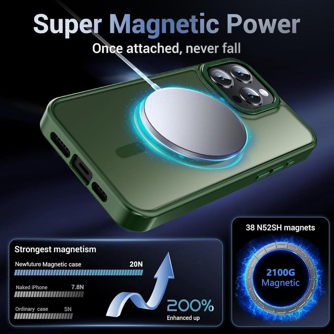 MagSafe SlimGuard: Hot Pink Case for iPhone 15 Pro Max - DOKUTRONIX