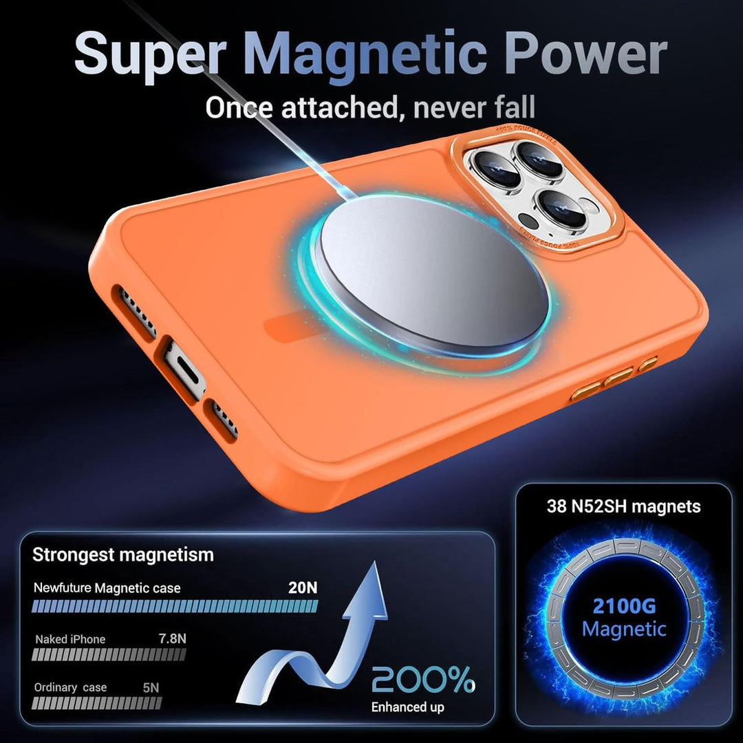 MagSafe SlimGuard: Hot Pink Case for iPhone 15 Pro Max - DOKUTRONIX