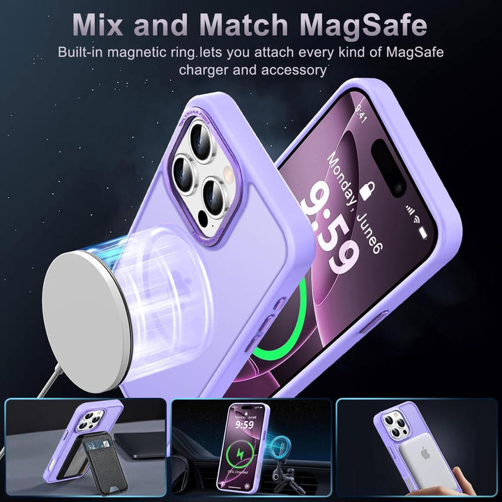 MagSafe SlimGuard: Hot Pink Case for iPhone 15 Pro Max - DOKUTRONIX