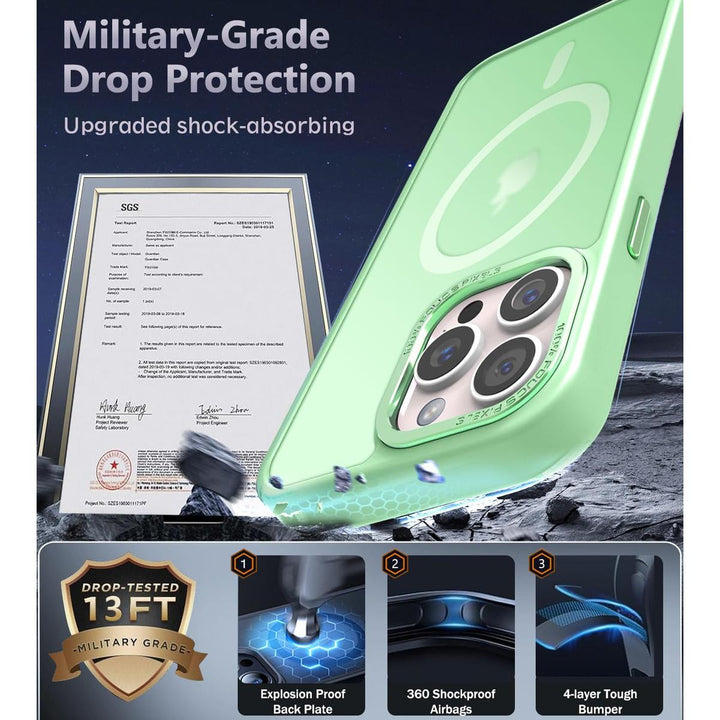 MagSafe SlimGuard: Hot Pink Case for iPhone 15 Pro Max - DOKUTRONIX