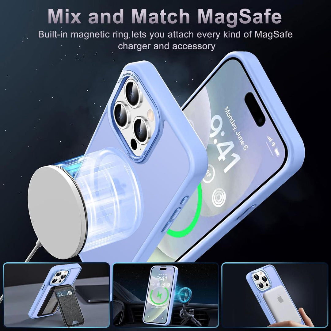 MagSafe SlimGuard: Hot Pink Case for iPhone 15 Pro Max - DOKUTRONIX