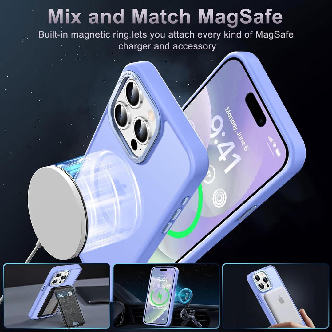 MagSafe SlimGuard: Hot Pink Case for iPhone 15 Pro Max - DOKUTRONIX