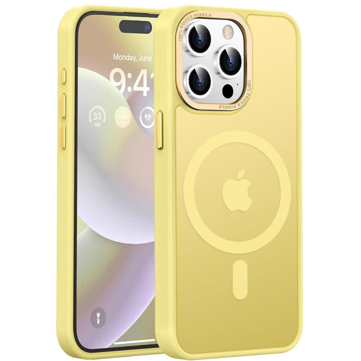 MagSafe SlimGuard: Hot Pink Case for iPhone 15 Pro Max - DOKUTRONIX