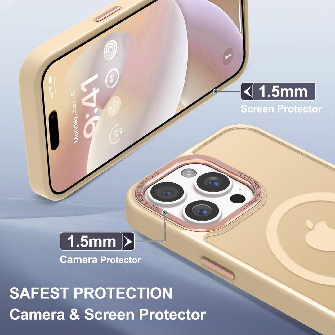 MagSafe SlimGuard: Hot Pink Case for iPhone 15 Pro Max - DOKUTRONIX