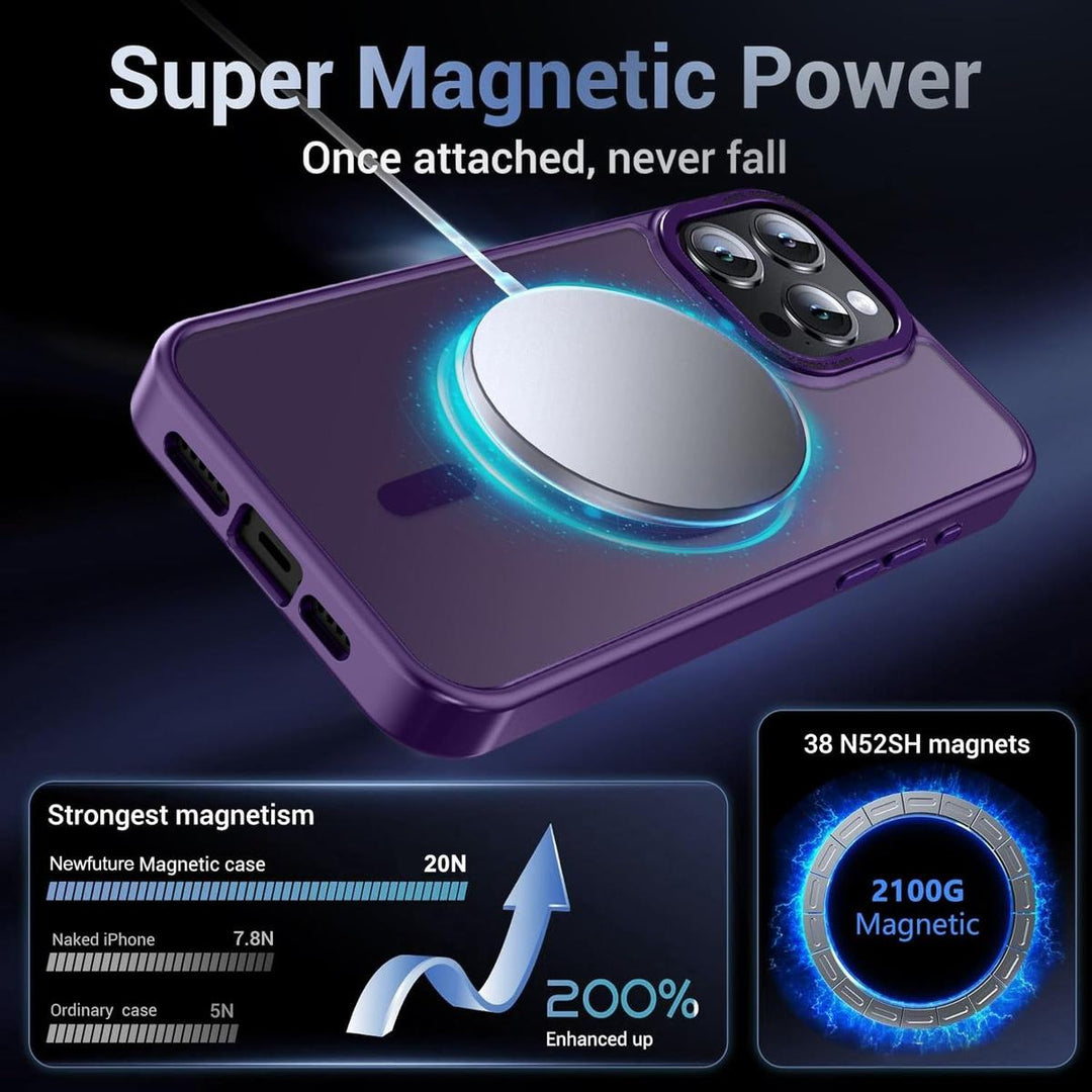 MagSafe SlimGuard: Hot Pink Case for iPhone 15 Pro Max - DOKUTRONIX