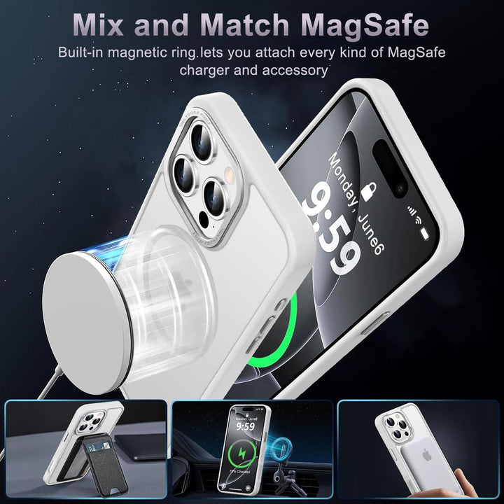 MagSafe SlimGuard: Hot Pink Case for iPhone 15 Pro Max - DOKUTRONIX