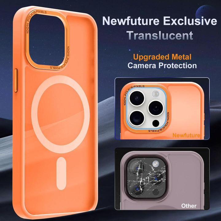 MagSafe SlimGuard: Hot Pink Case for iPhone 15 Pro Max - DOKUTRONIX