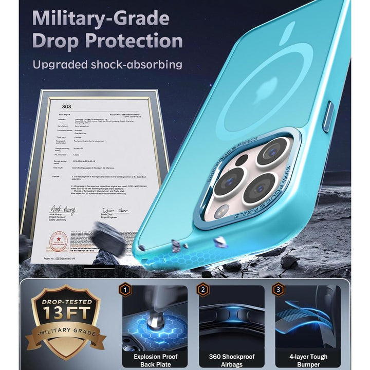 MagSafe SlimGuard: Hot Pink Case for iPhone 15 Pro Max - DOKUTRONIX