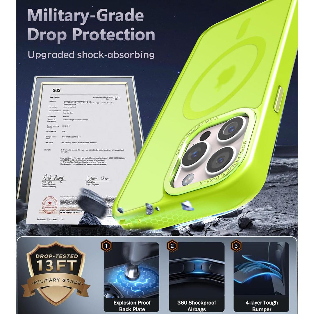 MagSafe SlimGuard: Hot Pink Case for iPhone 15 Pro Max - DOKUTRONIX