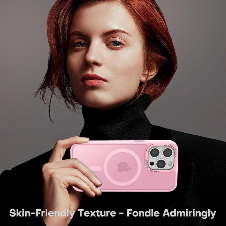 MagSafe SlimGuard: Hot Pink Case for iPhone 15 Pro Max - DOKUTRONIX