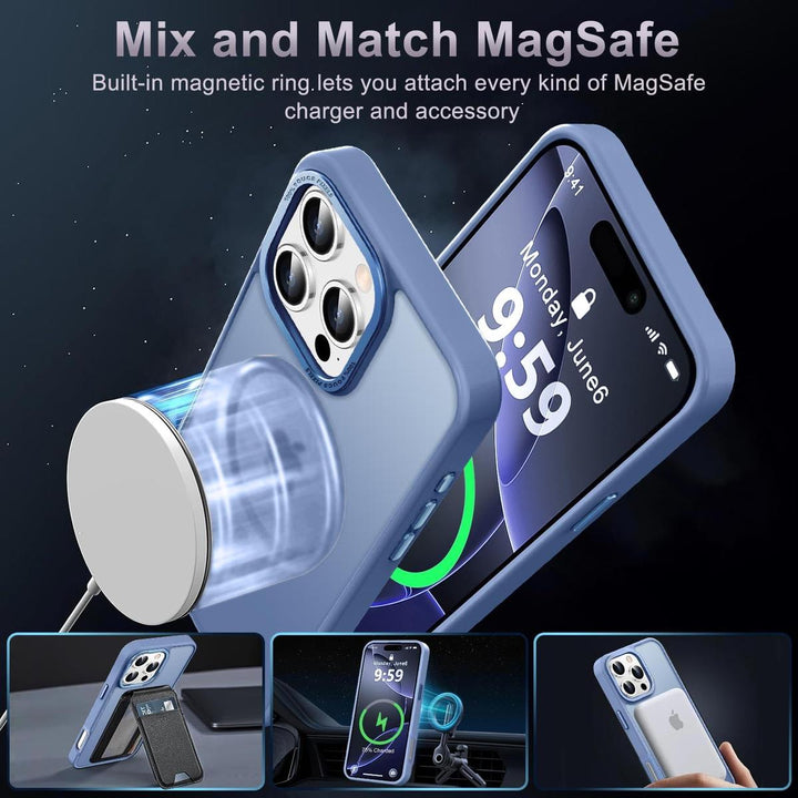 MagSafe SlimGuard: Hot Pink Case for iPhone 15 Pro Max - DOKUTRONIX