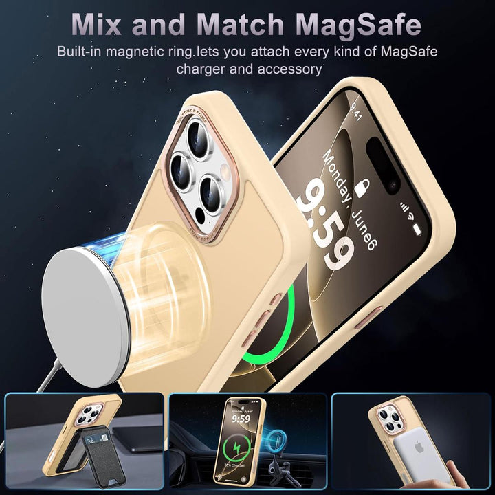 MagSafe SlimGuard: Hot Pink Case for iPhone 15 Pro Max - DOKUTRONIX