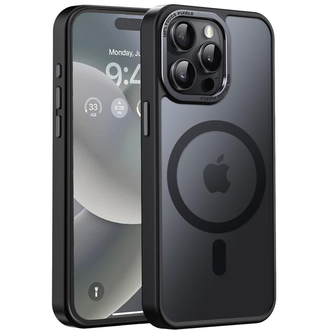 MagSafe SlimGuard: Hot Pink Case for iPhone 15 Pro Max - DOKUTRONIX