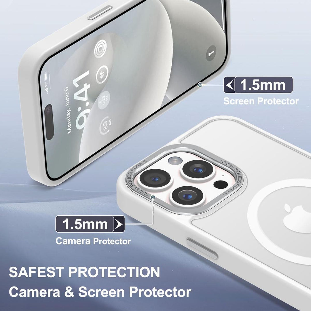 MagSafe SlimGuard: Hot Pink Case for iPhone 15 Pro Max - DOKUTRONIX