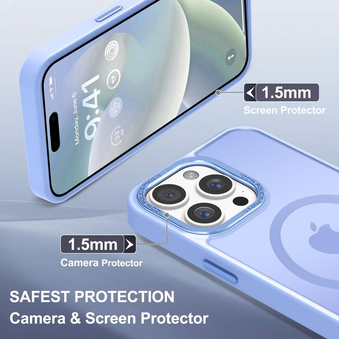 MagSafe SlimGuard: Hot Pink Case for iPhone 15 Pro Max - DOKUTRONIX