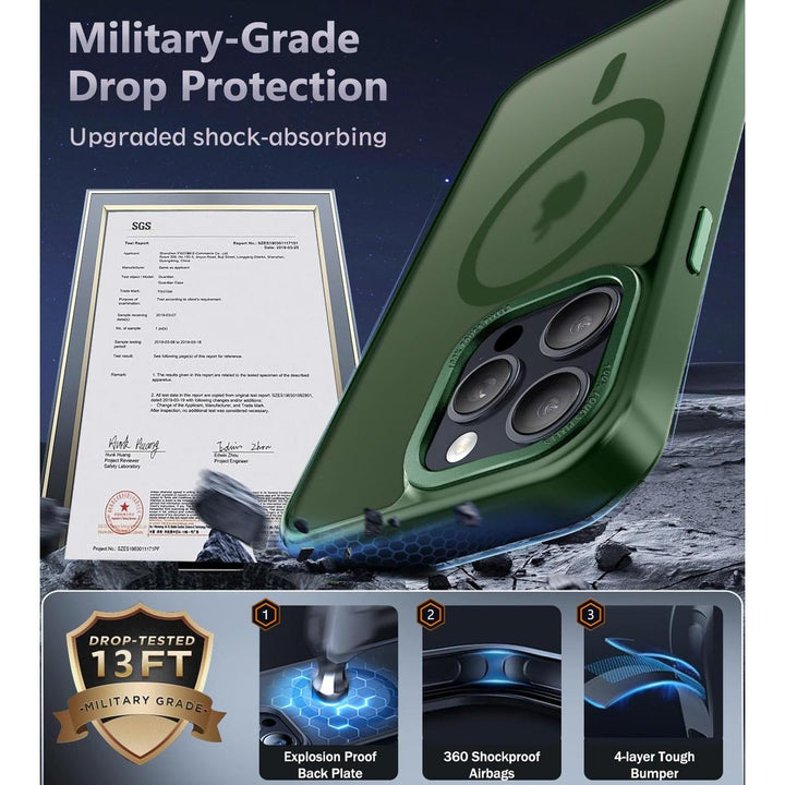 MagSafe SlimGuard: Hot Pink Case for iPhone 15 Pro Max - DOKUTRONIX