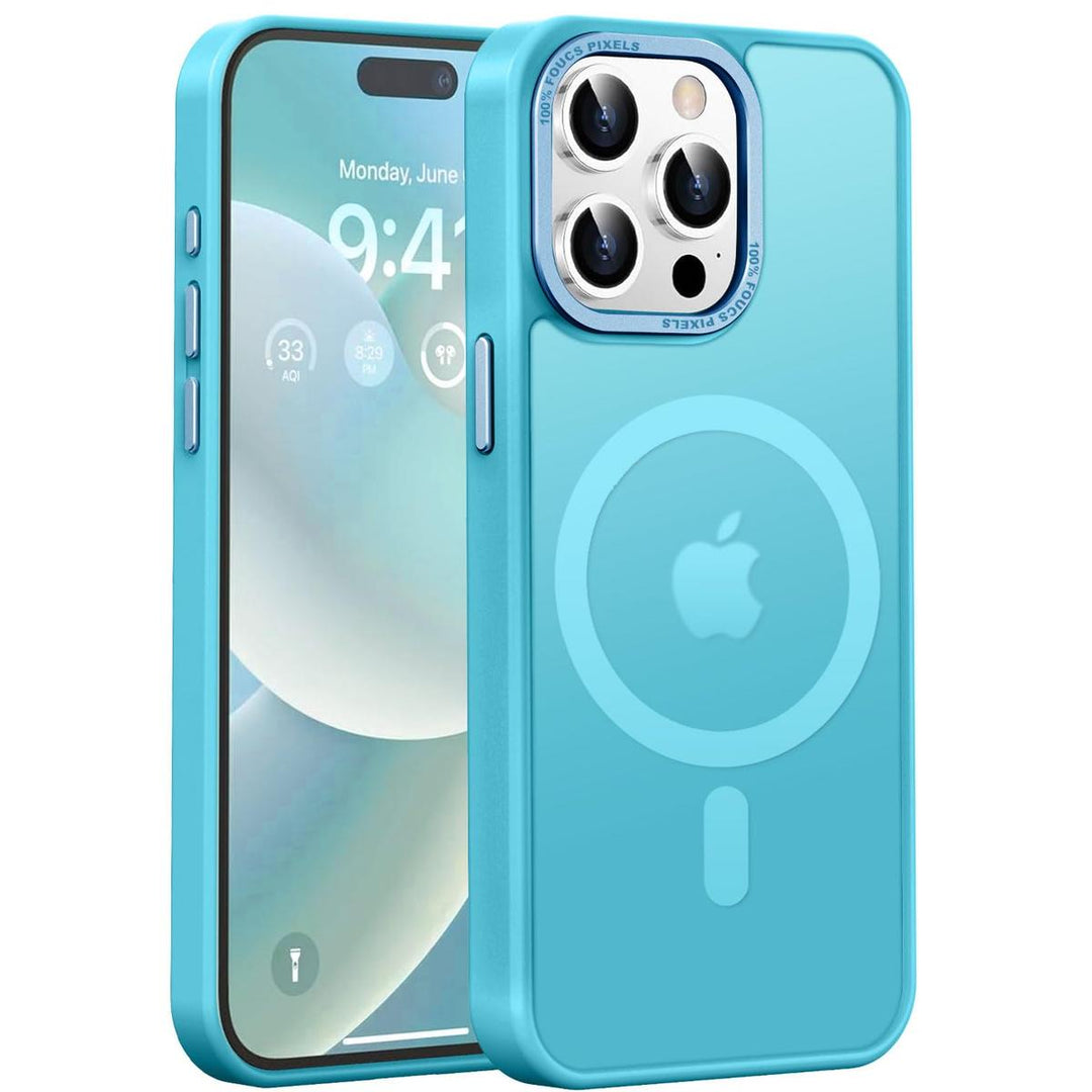 MagSafe SlimGuard: Hot Pink Case for iPhone 15 Pro Max - DOKUTRONIX