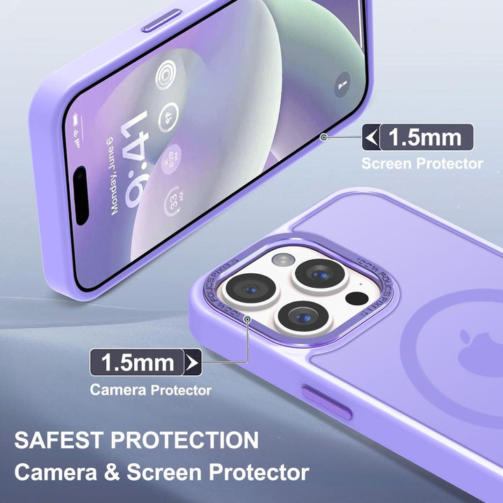 MagSafe SlimGuard: Hot Pink Case for iPhone 15 Pro Max - DOKUTRONIX