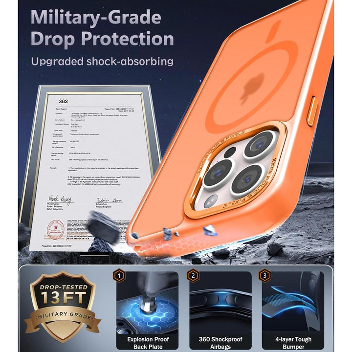 MagSafe SlimGuard: Hot Pink Case for iPhone 15 Pro Max - DOKUTRONIX