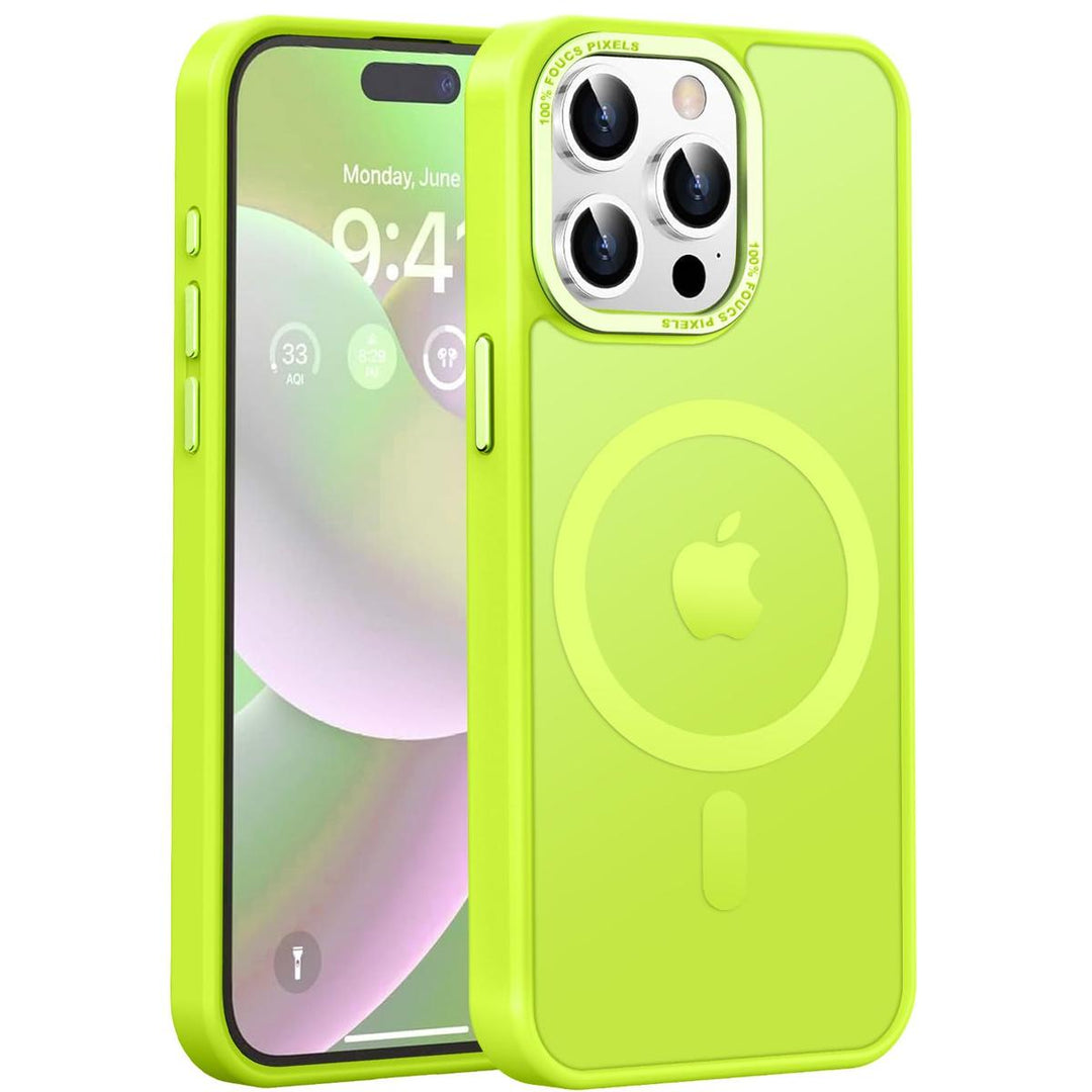 MagSafe SlimGuard: Hot Pink Case for iPhone 15 Pro Max - DOKUTRONIX