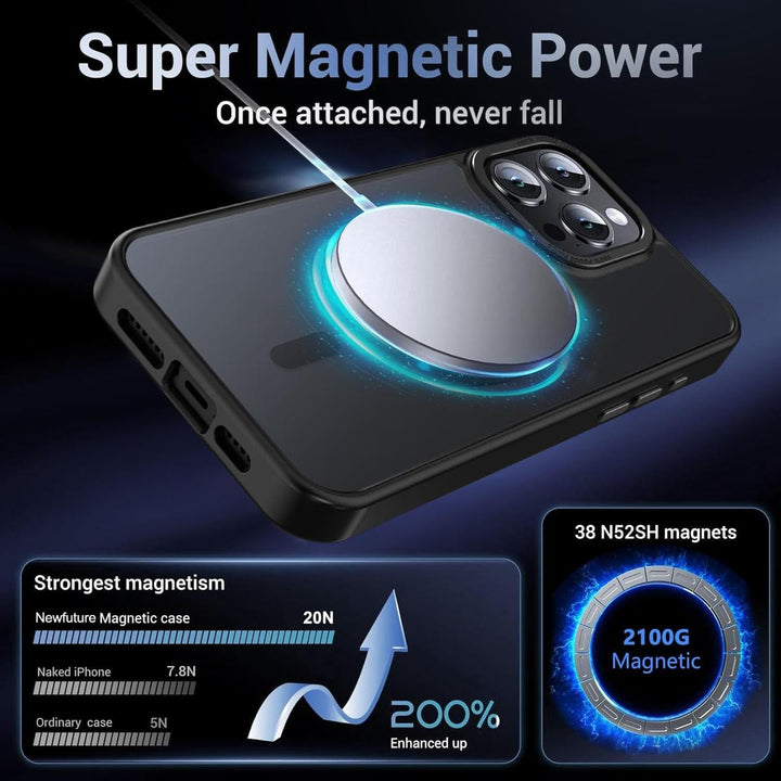 MagSafe SlimGuard: Hot Pink Case for iPhone 15 Pro Max - DOKUTRONIX