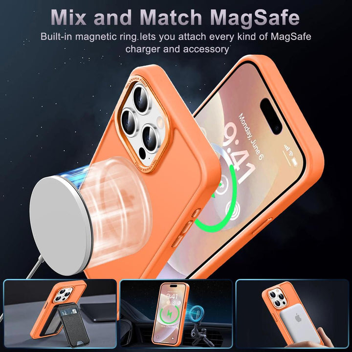 MagSafe SlimGuard: Hot Pink Case for iPhone 15 Pro Max - DOKUTRONIX