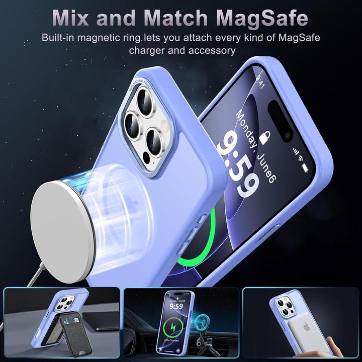 MagSafe SlimGuard: Hot Pink Case for iPhone 15 Pro Max - DOKUTRONIX