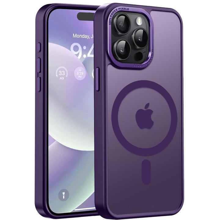 MagSafe SlimGuard: Hot Pink Case for iPhone 15 Pro Max - DOKUTRONIX