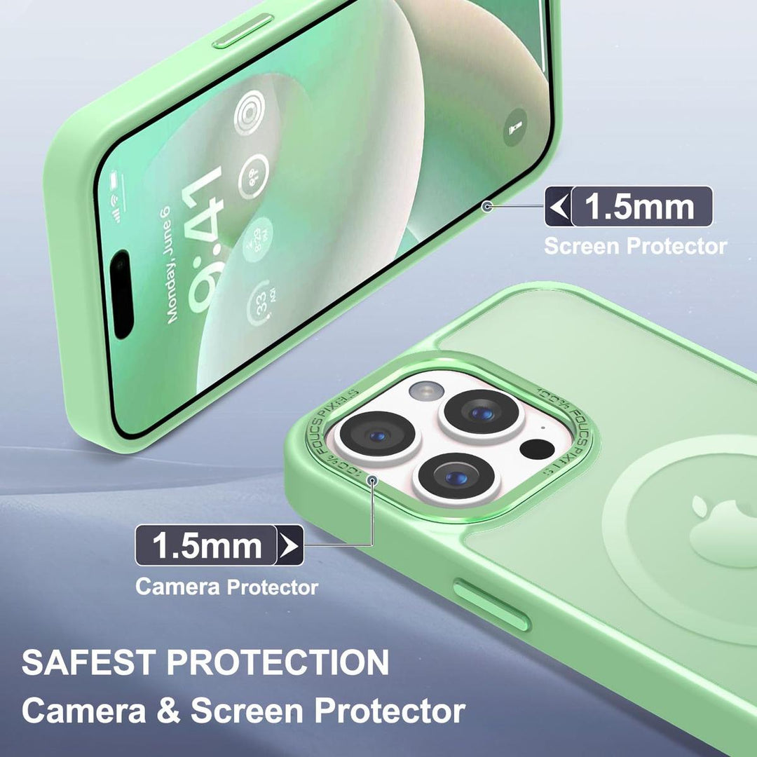 MagSafe SlimGuard: Hot Pink Case for iPhone 15 Pro Max - DOKUTRONIX