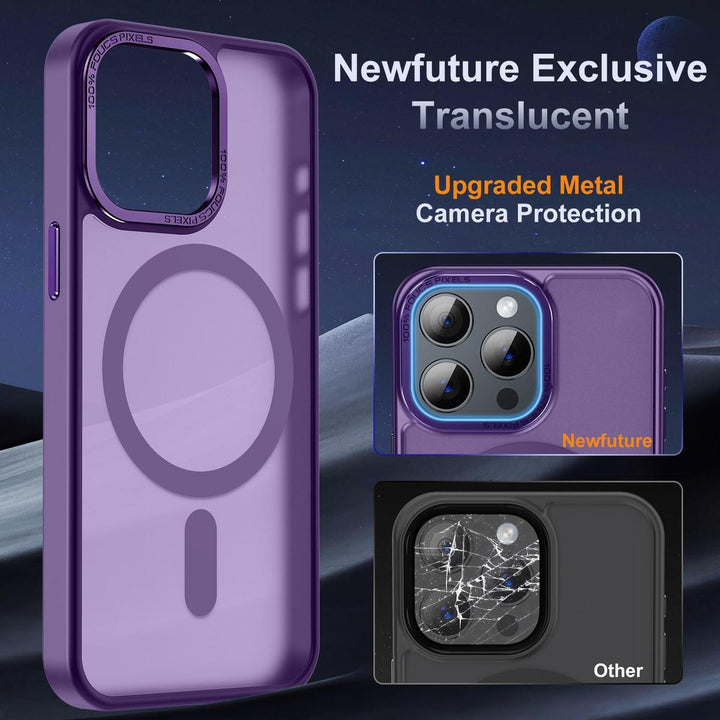 MagSafe SlimGuard: Hot Pink Case for iPhone 15 Pro Max - DOKUTRONIX