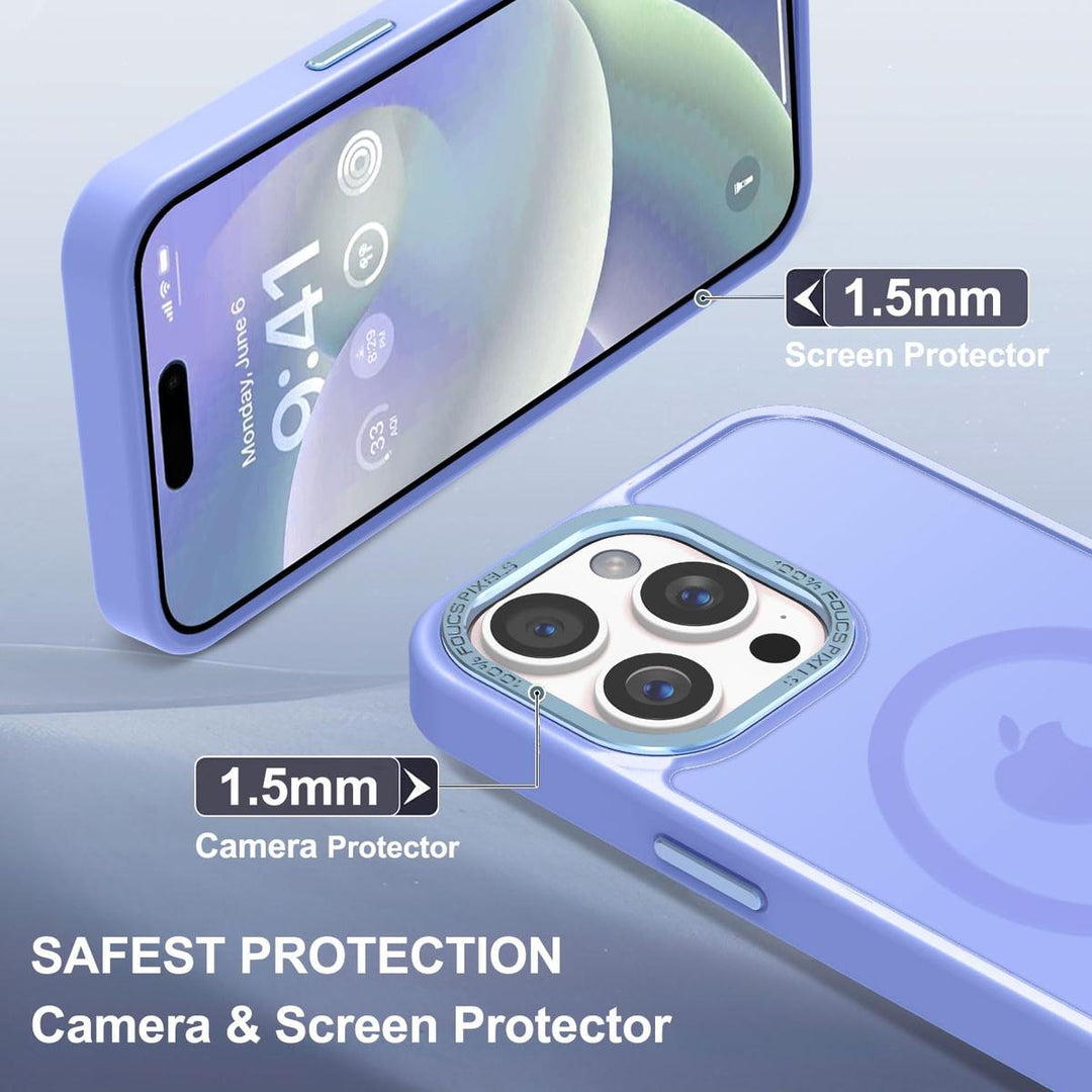 MagSafe SlimGuard: Hot Pink Case for iPhone 15 Pro Max - DOKUTRONIX