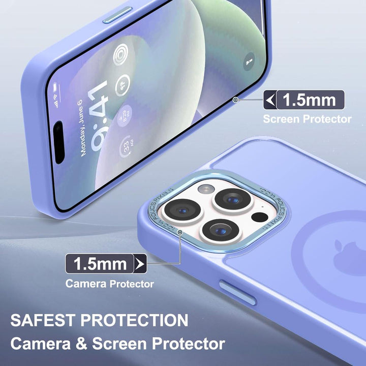 MagSafe SlimGuard: Hot Pink Case for iPhone 15 Pro Max - DOKUTRONIX