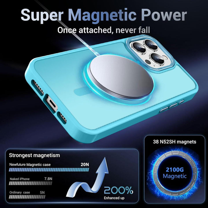 MagSafe SlimGuard: Hot Pink Case for iPhone 15 Pro Max - DOKUTRONIX