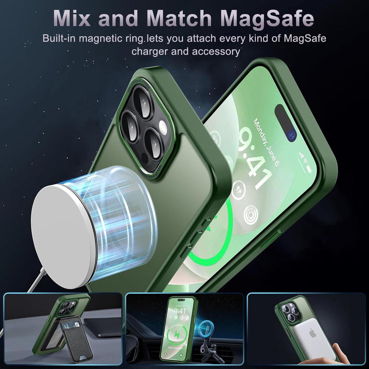 MagSafe SlimGuard: Hot Pink Case for iPhone 15 Pro Max - DOKUTRONIX