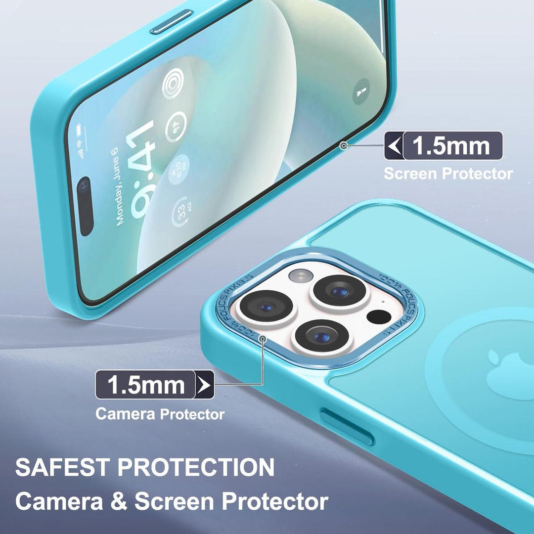 MagSafe SlimGuard: Hot Pink Case for iPhone 15 Pro Max - DOKUTRONIX