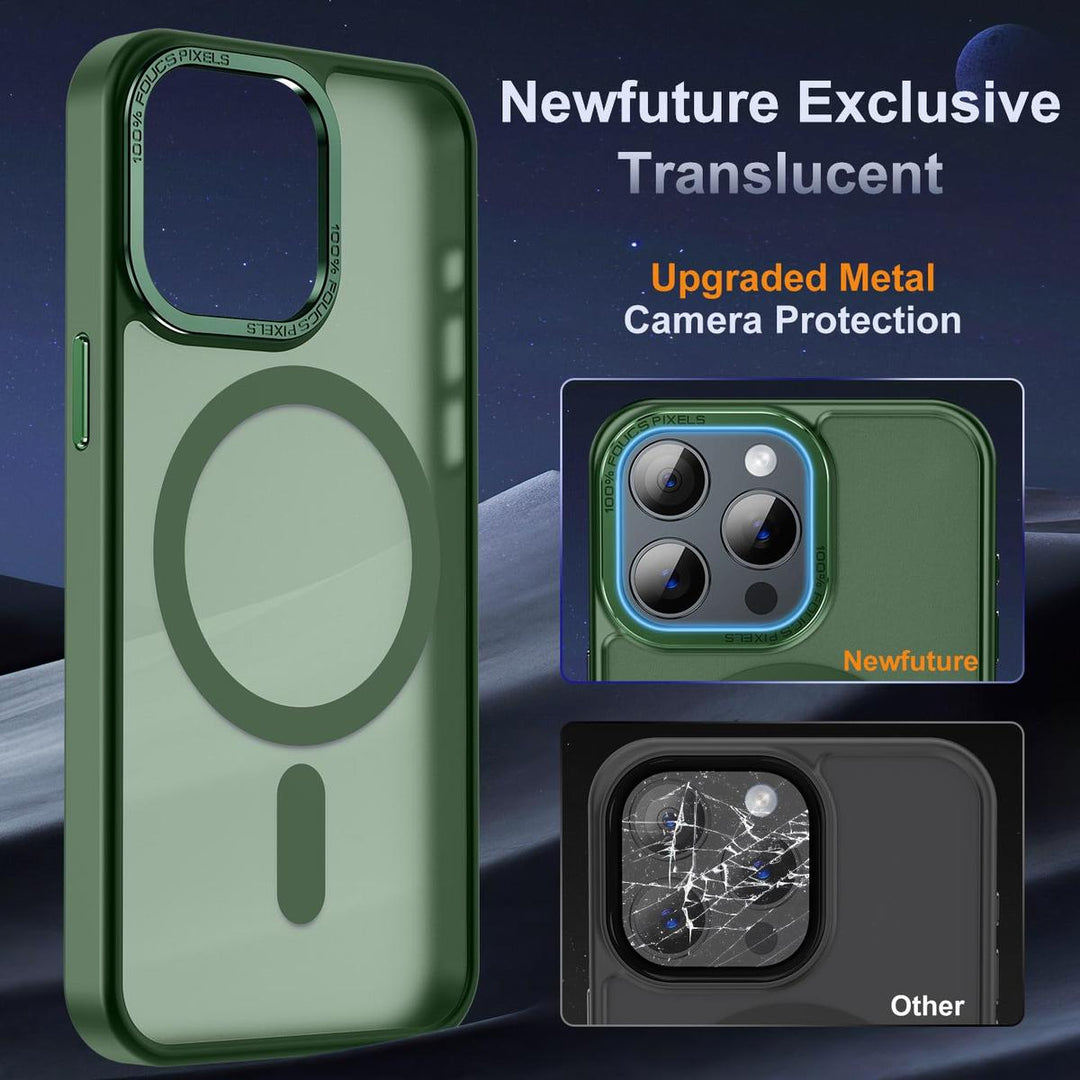 MagSafe SlimGuard: Hot Pink Case for iPhone 15 Pro Max - DOKUTRONIX