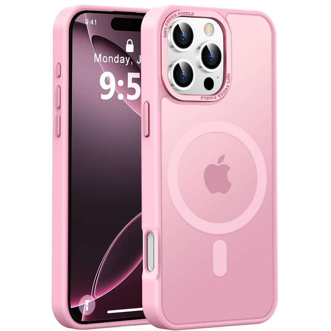 MagSafe SlimGuard: Hot Pink Case for iPhone 15 Pro Max - DOKUTRONIX