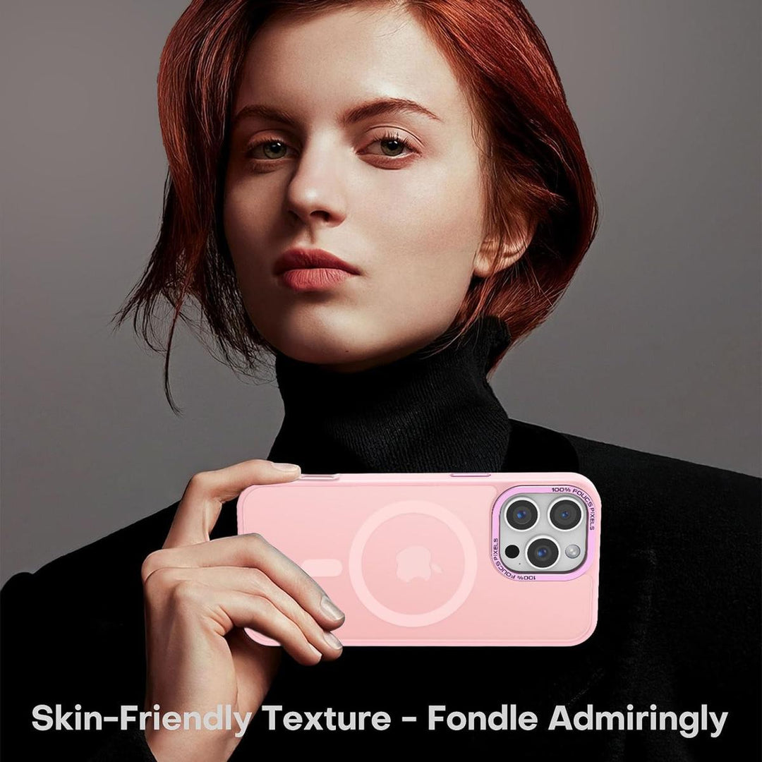 MagSafe SlimGuard: Hot Pink Case for iPhone 15 Pro Max - DOKUTRONIX