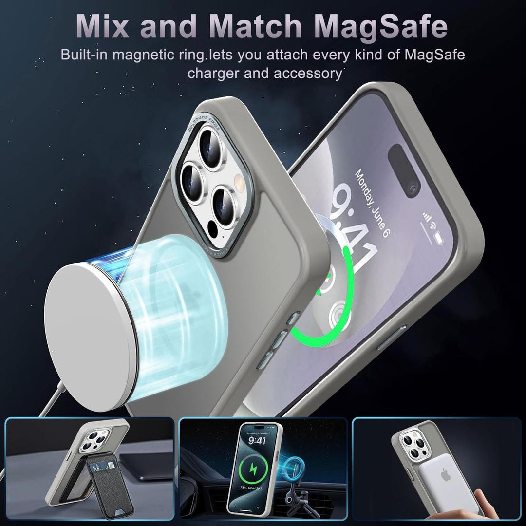 MagSafe SlimGuard: Hot Pink Case for iPhone 15 Pro Max - DOKUTRONIX