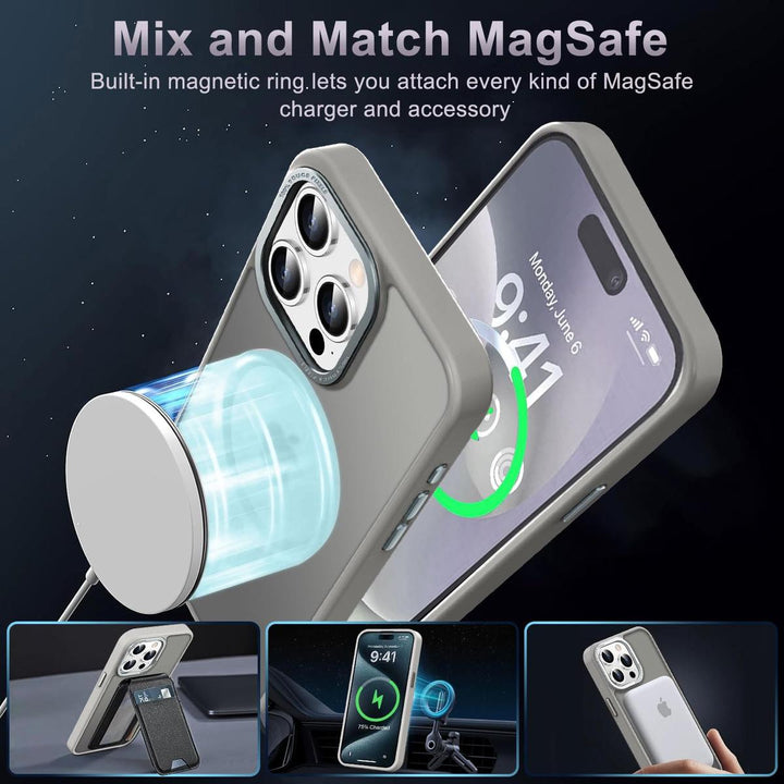 MagSafe SlimGuard: Hot Pink Case for iPhone 15 Pro Max - DOKUTRONIX