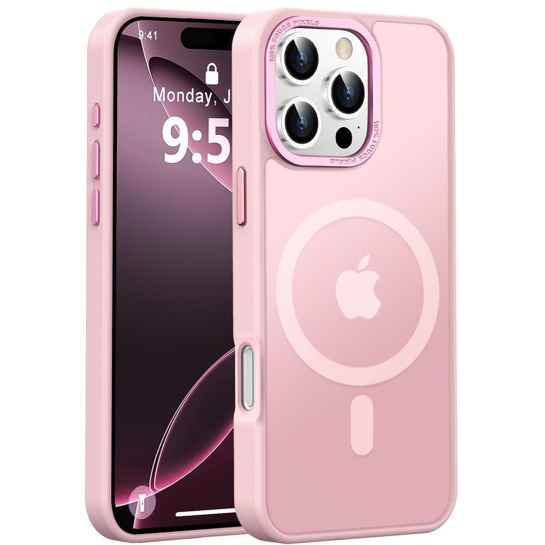 MagSafe SlimGuard: Hot Pink Case for iPhone 15 Pro Max - DOKUTRONIX