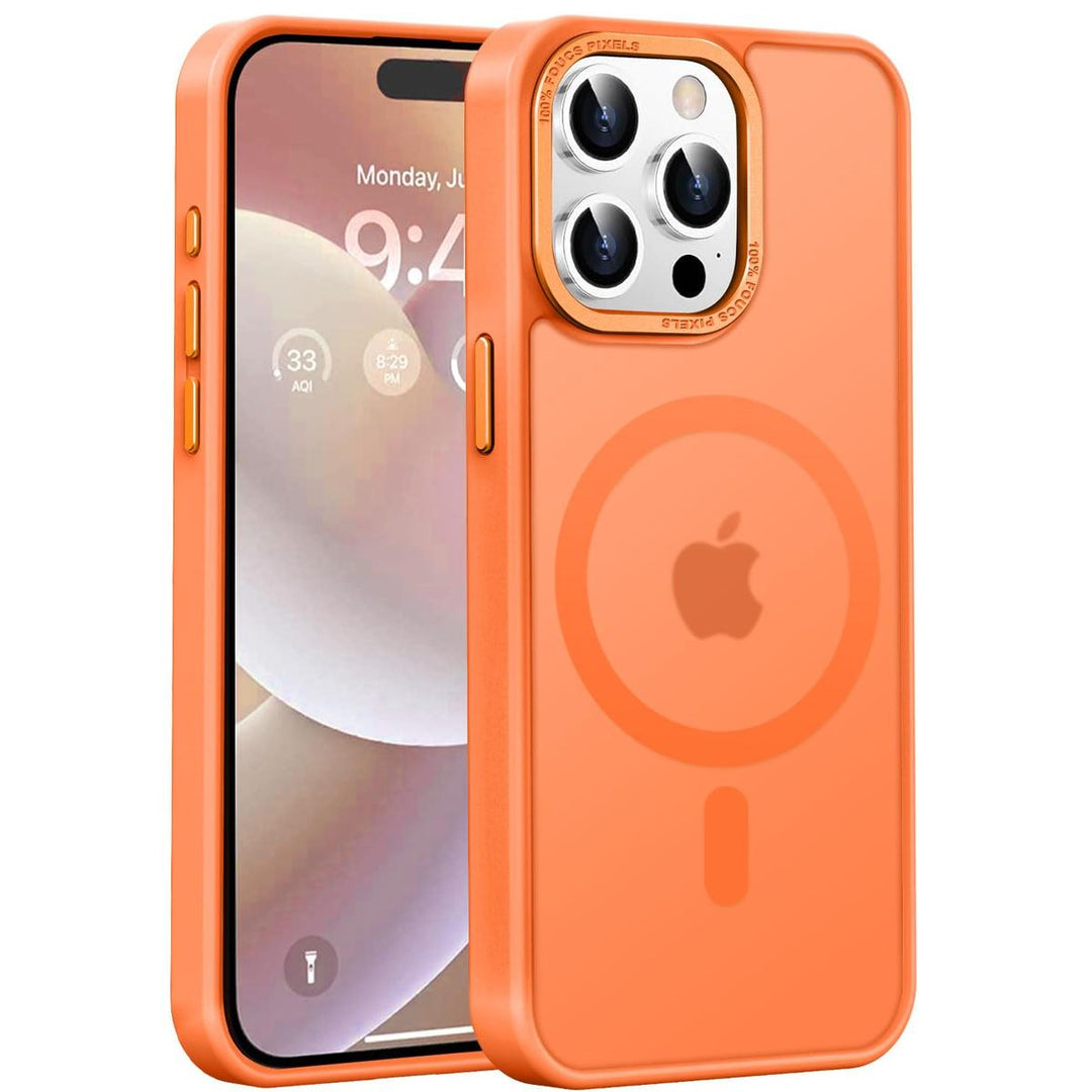 MagSafe SlimGuard: Hot Pink Case for iPhone 15 Pro Max - DOKUTRONIX