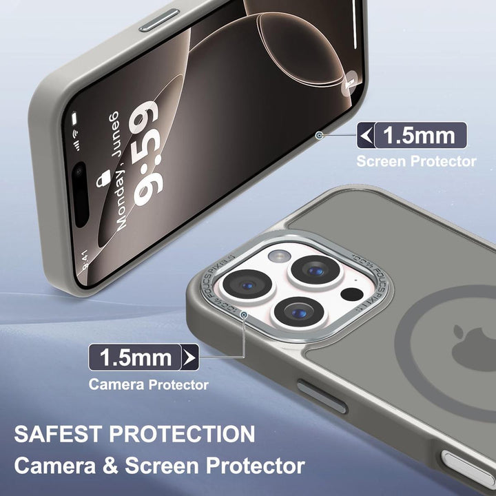 MagSafe SlimGuard: Hot Pink Case for iPhone 15 Pro Max - DOKUTRONIX