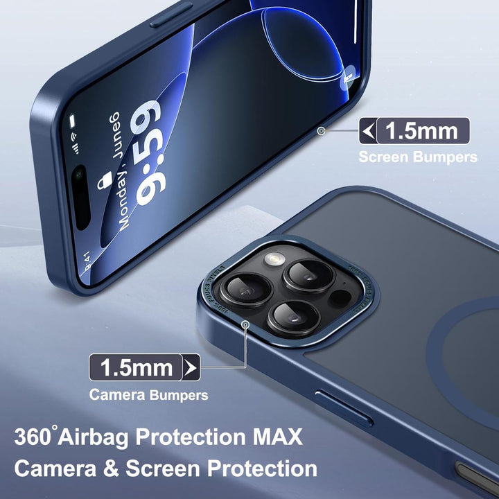 MagSafe SlimGuard: Hot Pink Case for iPhone 15 Pro Max - DOKUTRONIX