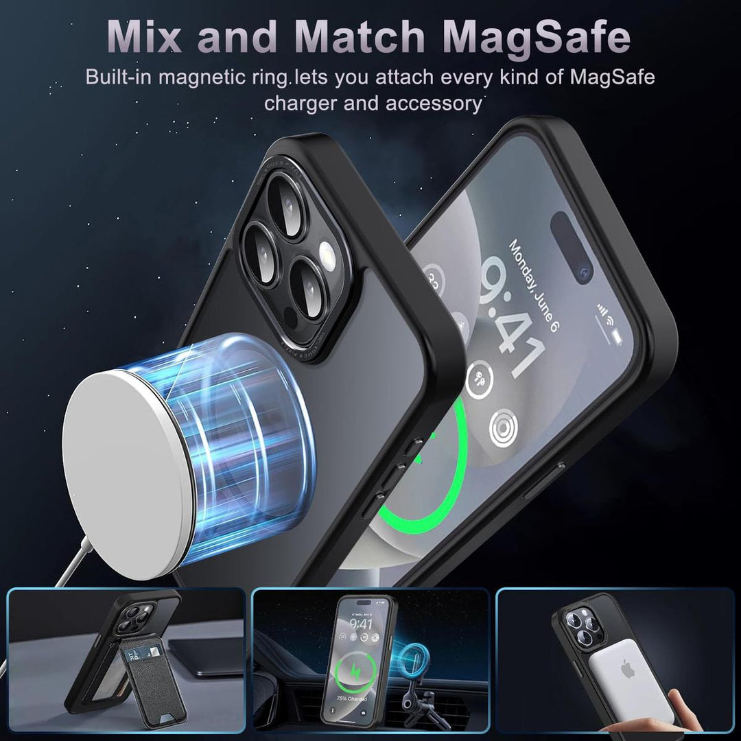 MagSafe SlimGuard: Hot Pink Case for iPhone 15 Pro Max - DOKUTRONIX