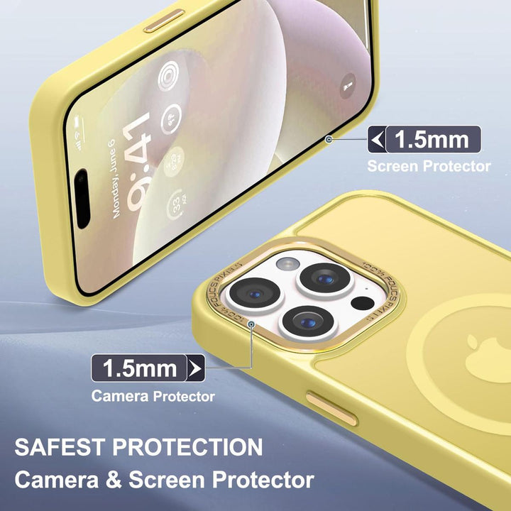 MagSafe SlimGuard: Hot Pink Case for iPhone 15 Pro Max - DOKUTRONIX