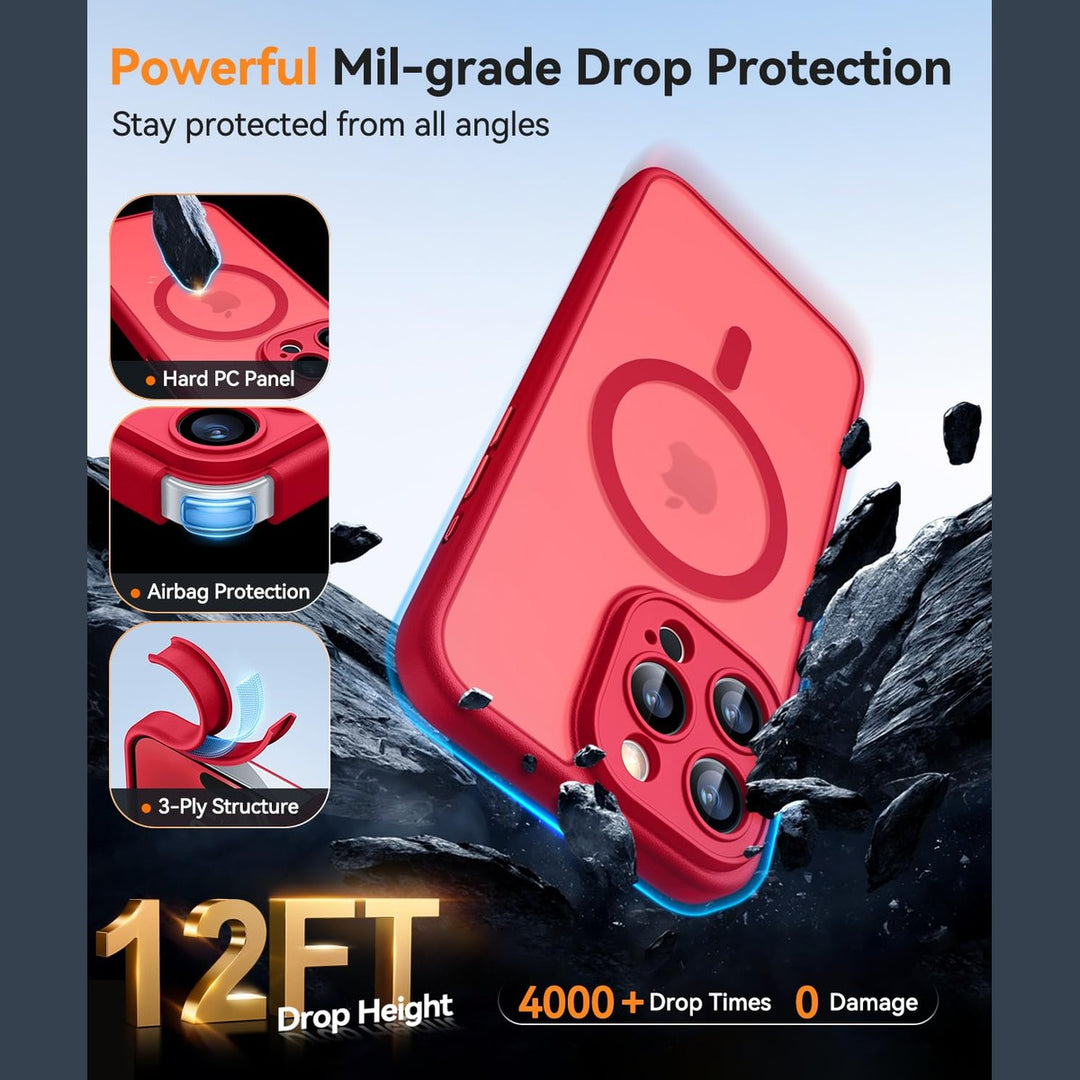 MagShield for iPhone 16 Plus - Hot Pink - DOKUTRONIX