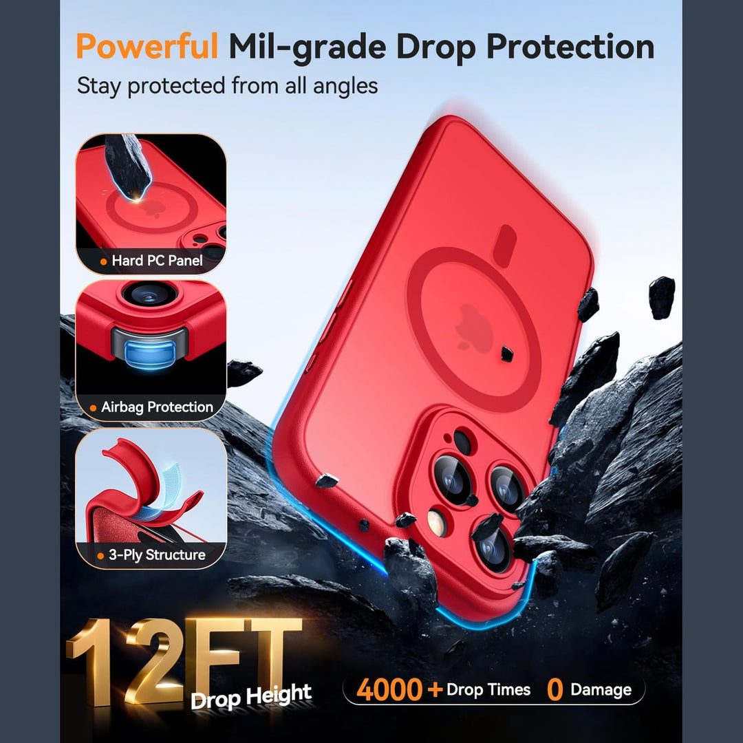 MagShield for iPhone 16 Plus - Hot Pink - DOKUTRONIX