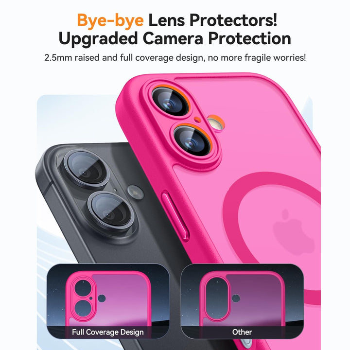 MagShield for iPhone 16 Plus - Hot Pink - DOKUTRONIX