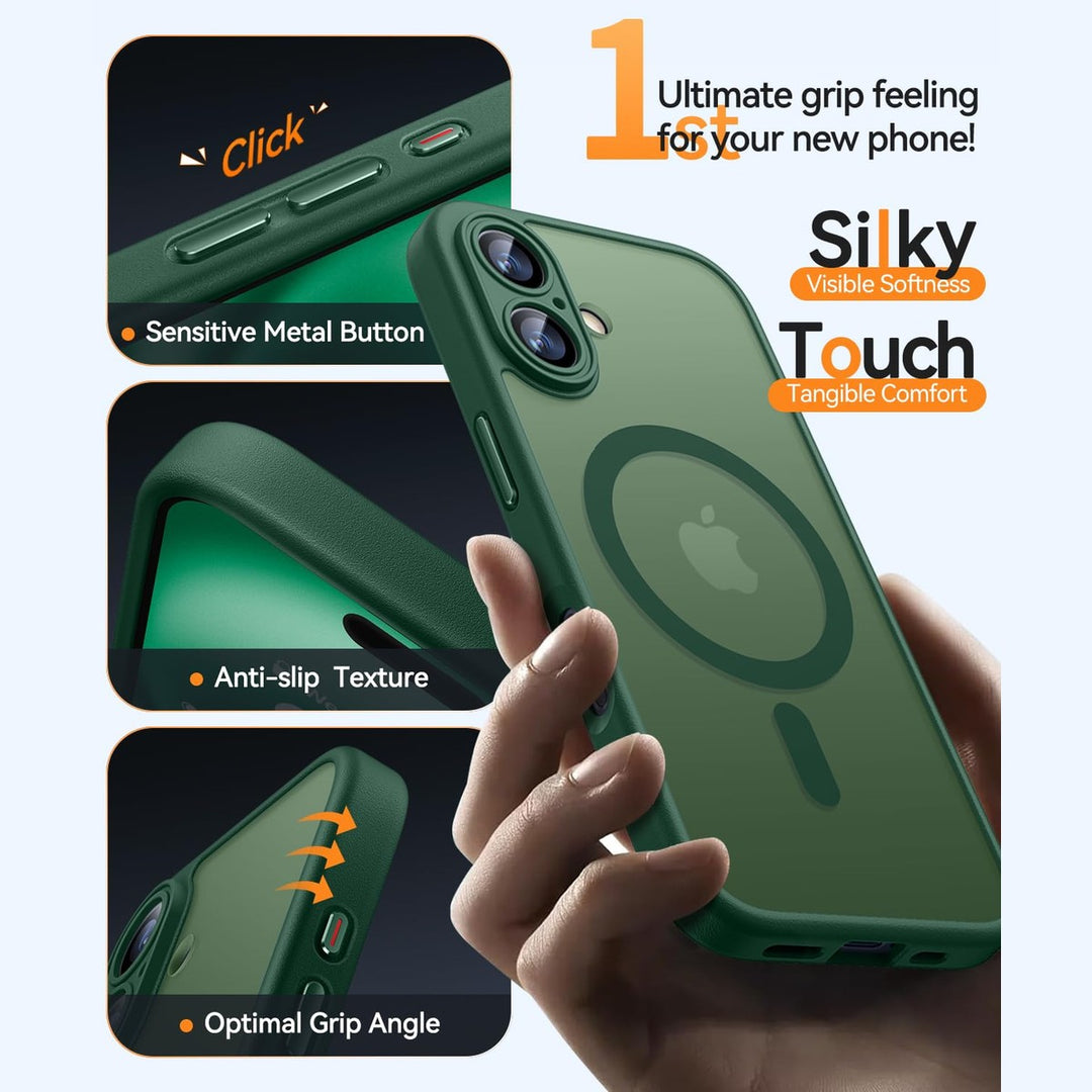 MagShield for iPhone 16 Plus - Hot Pink - DOKUTRONIX